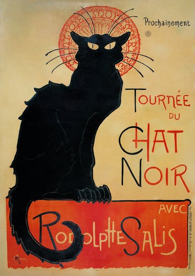 Tour of the Black Cat by Théophile Alexandre Steinlen